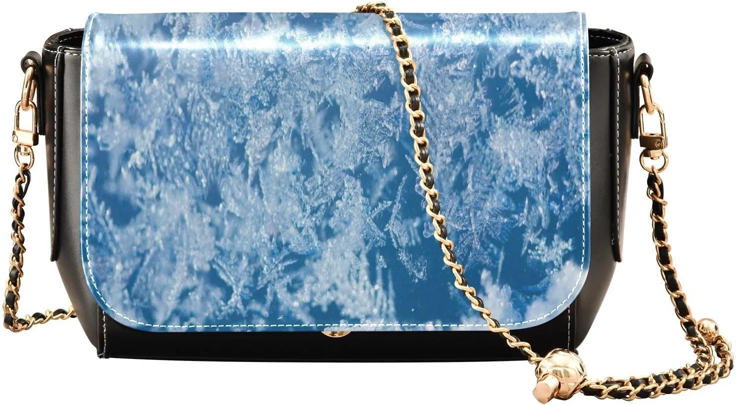 Crossbody Bags for Women Trendy Women's Black Shoulder Bag Small PU Leather Flap Cross Body Bag Handbags