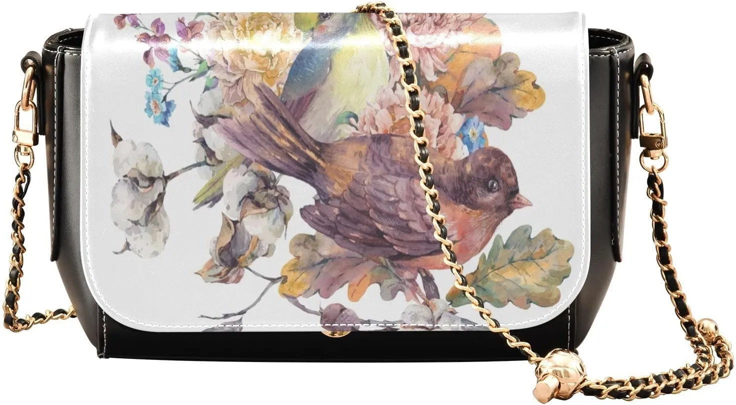 Crossbody Bags for Women Trendy Women's Black Shoulder Bag Small PU Leather Flap Cross Body Bag Handbags
