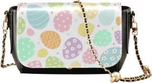 Crossbody Bags for Women Trendy Women's Black Shoulder Bag Small PU Leather Flap Cross Body Bag Handbags