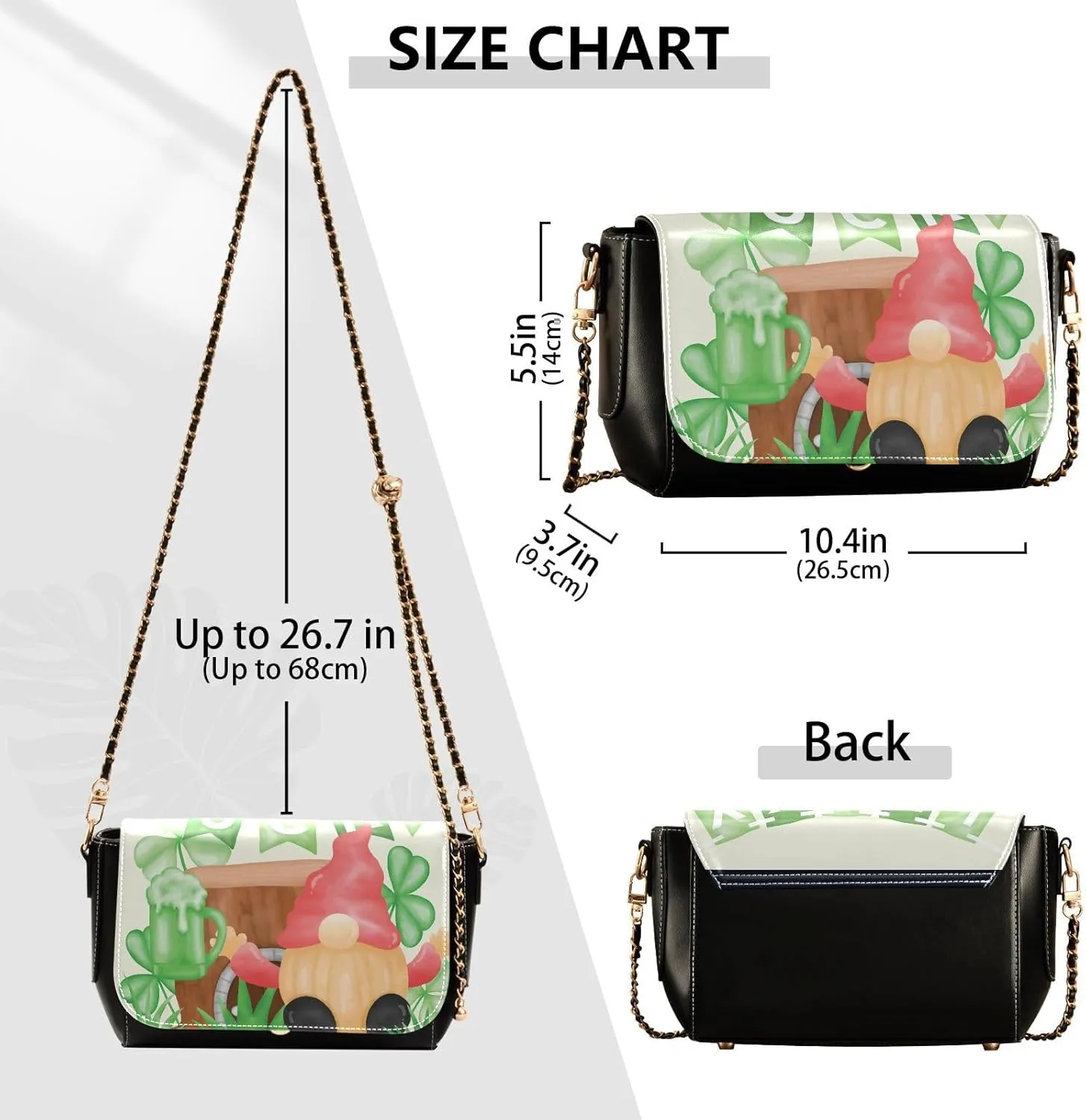 Crossbody Bags for Women Trendy Women's Black Shoulder Bag Small PU Leather Flap Cross Body Bag Handbags