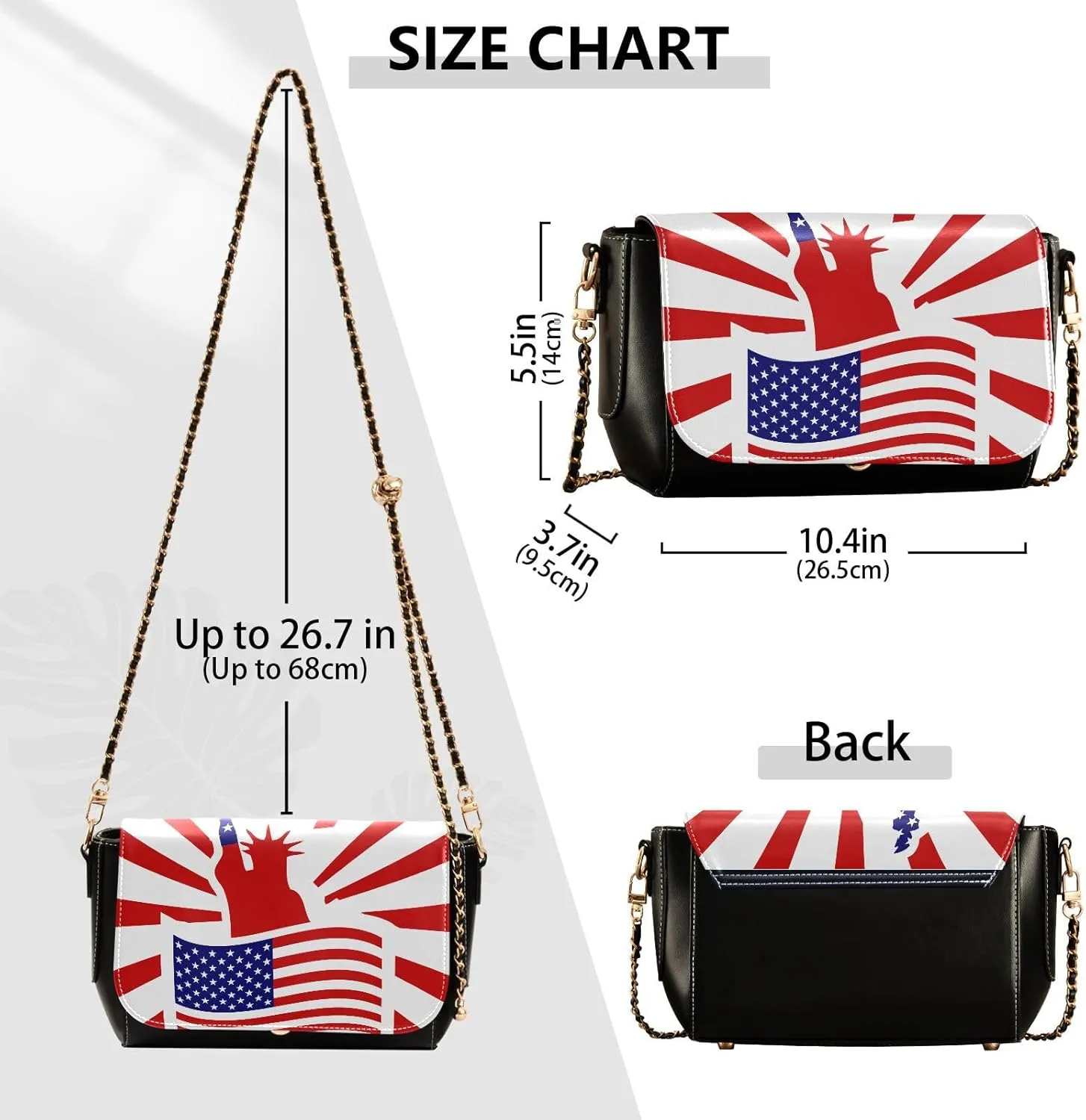Crossbody Bags for Women Trendy Women's Black Shoulder Bag Small PU Leather Flap Cross Body Bag Handbags