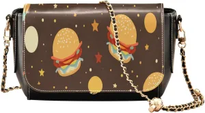 Crossbody Bags for Women Trendy Women's Black Shoulder Bag Small PU Leather Flap Cross Body Bag Handbags