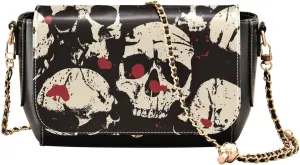 Crossbody Bags for Women Trendy Women's Black Shoulder Bag Small PU Leather Flap Cross Body Bag Handbags