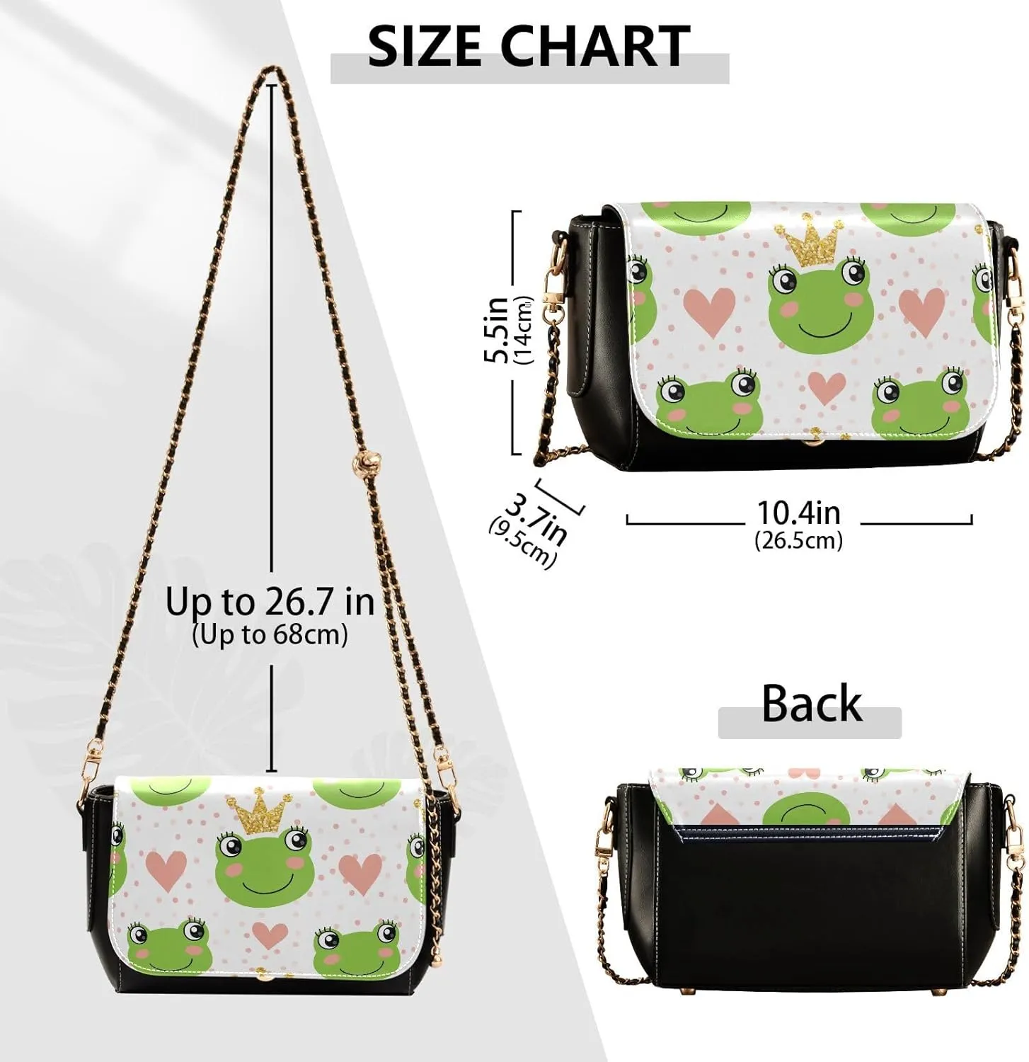 Crossbody Bags for Women Trendy Women's Black Shoulder Bag Small PU Leather Flap Cross Body Bag Handbags