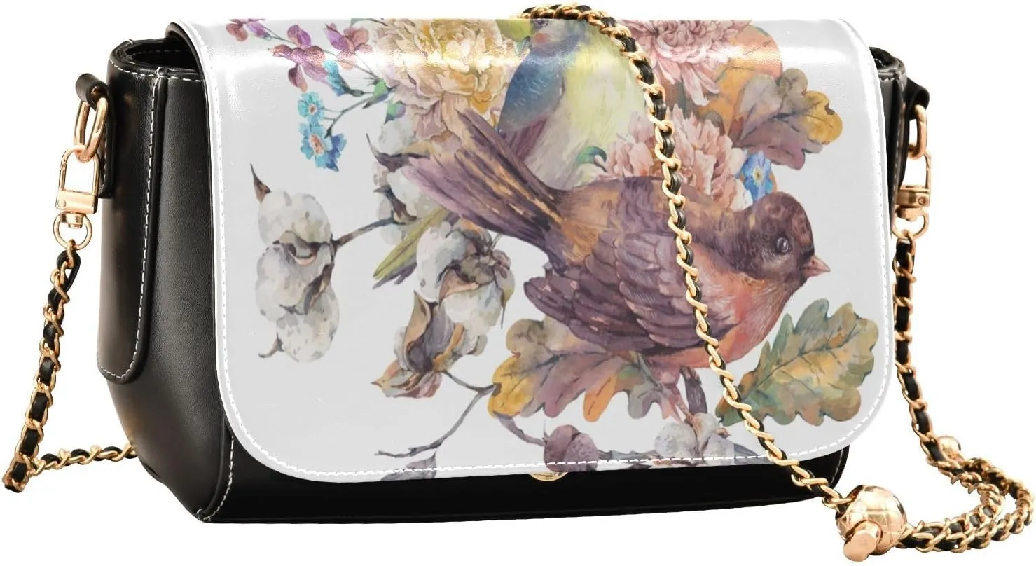 Crossbody Bags for Women Trendy Women's Black Shoulder Bag Small PU Leather Flap Cross Body Bag Handbags