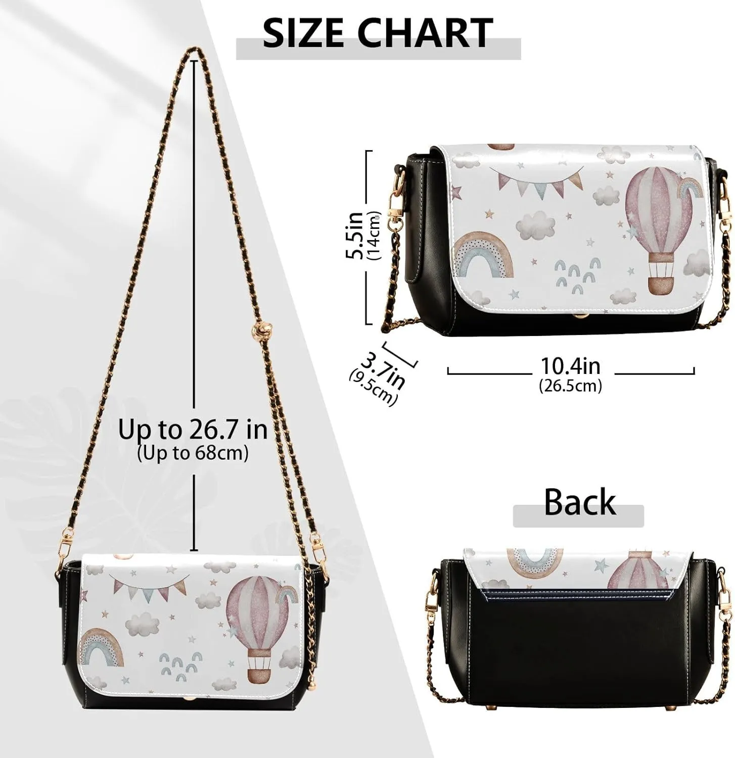 Crossbody Bags for Women Trendy Women's Black Shoulder Bag Small PU Leather Flap Cross Body Bag Handbags