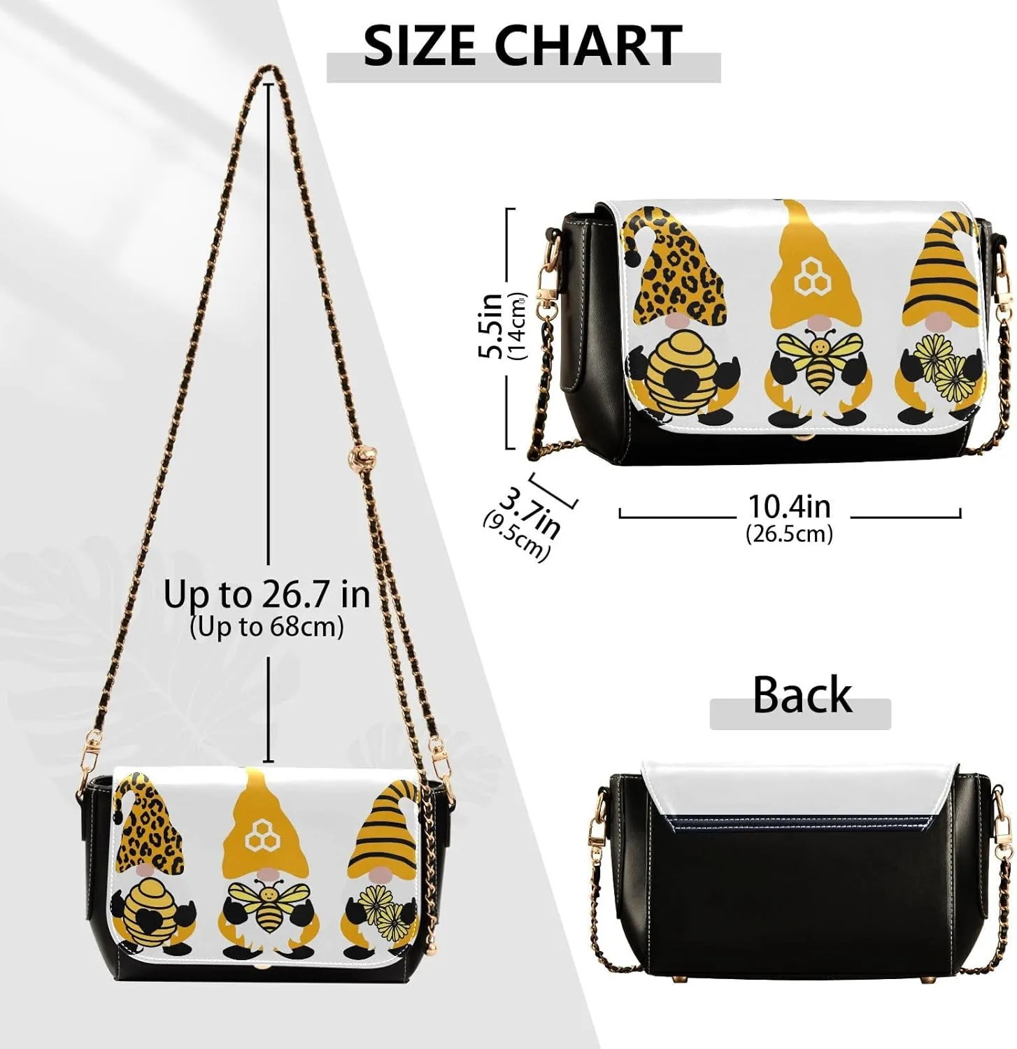 Crossbody Bags for Women Trendy Women's Black Shoulder Bag Small PU Leather Flap Cross Body Bag Handbags