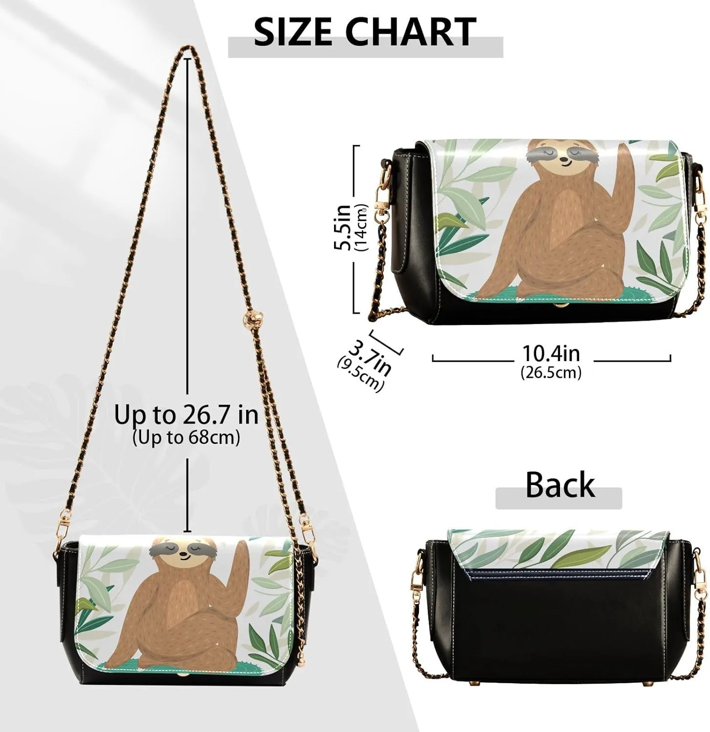 Crossbody Bags for Women Trendy Women's Black Shoulder Bag Small PU Leather Flap Cross Body Bag Handbags