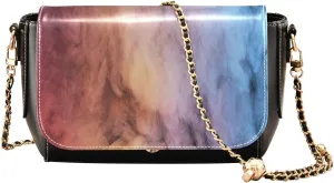 Crossbody Bags for Women Trendy Women's Black Shoulder Bag Small PU Leather Flap Cross Body Bag Handbags