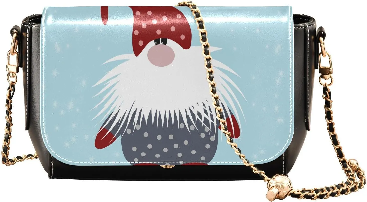 Crossbody Bags for Women Trendy Women's Black Shoulder Bag Small PU Leather Flap Cross Body Bag Handbags
