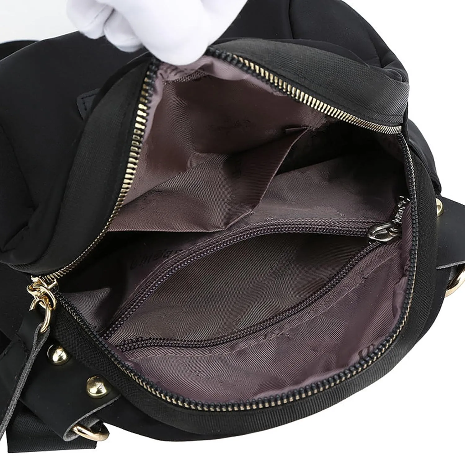 Crossbody Bags for Women, with Adjustable Strap, Multifunctional Fashion Ladies Shoulder Bag, Nylon Tote Satchel