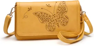 Crossbody Bags For Women Wristlet Wallet Phone Purse Shoulder handbags Multi-Function Small RFID Clutch Card Holder