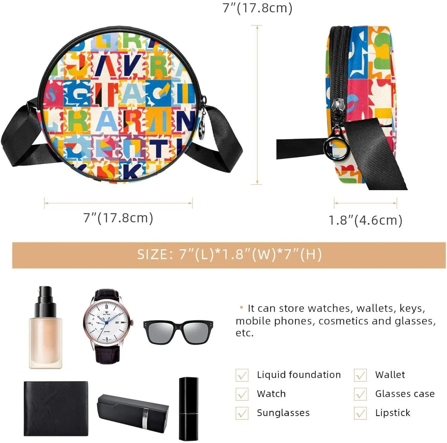 Crossbody Bags for Women,Crossbody Bag Men,Small Sling Bag,Crossbody Purse