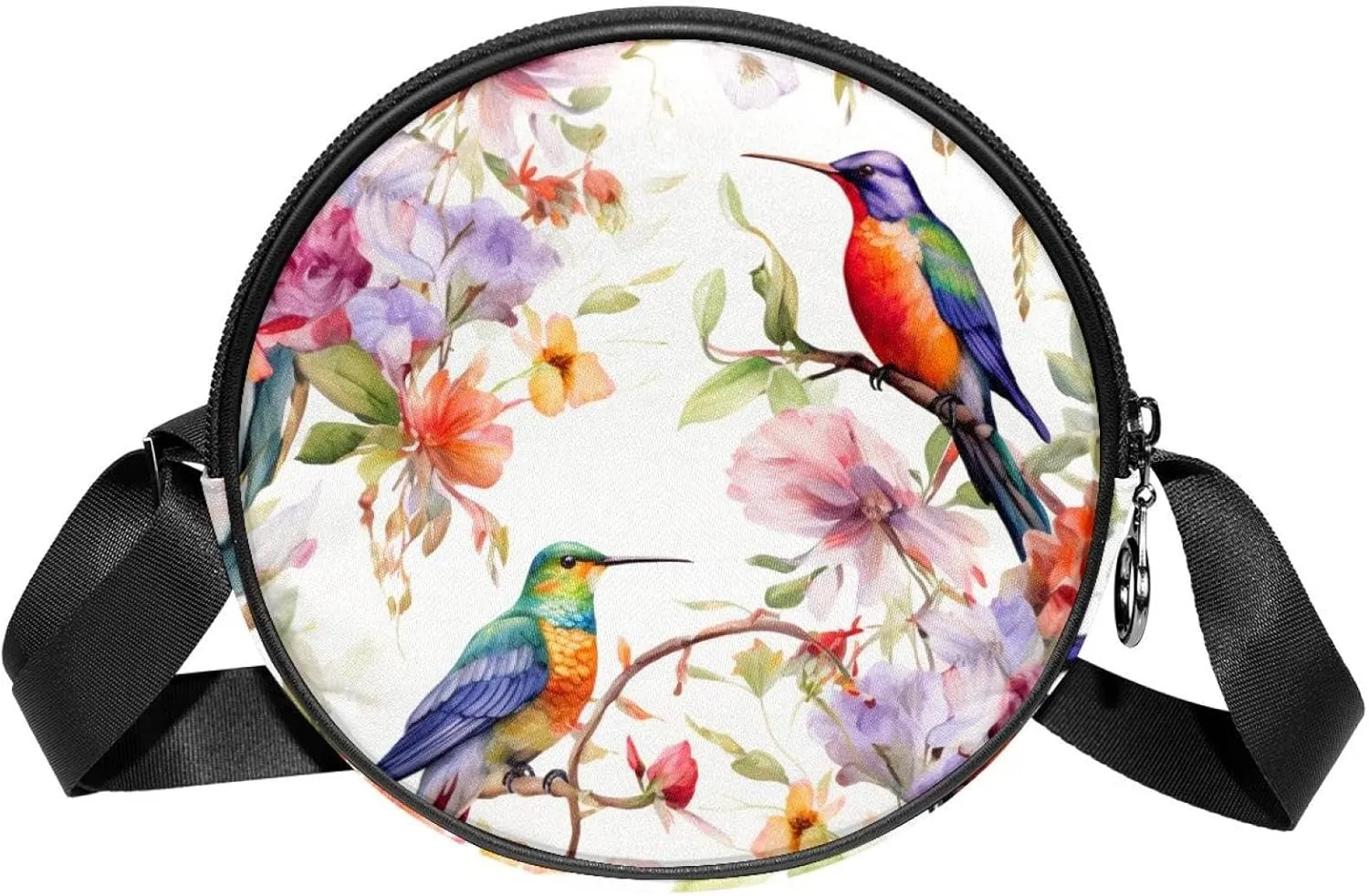Crossbody Bags for Women,Crossbody Bag Men,Small Sling Bag,Flowers and Birds Flower Bush,Crossbody Purse