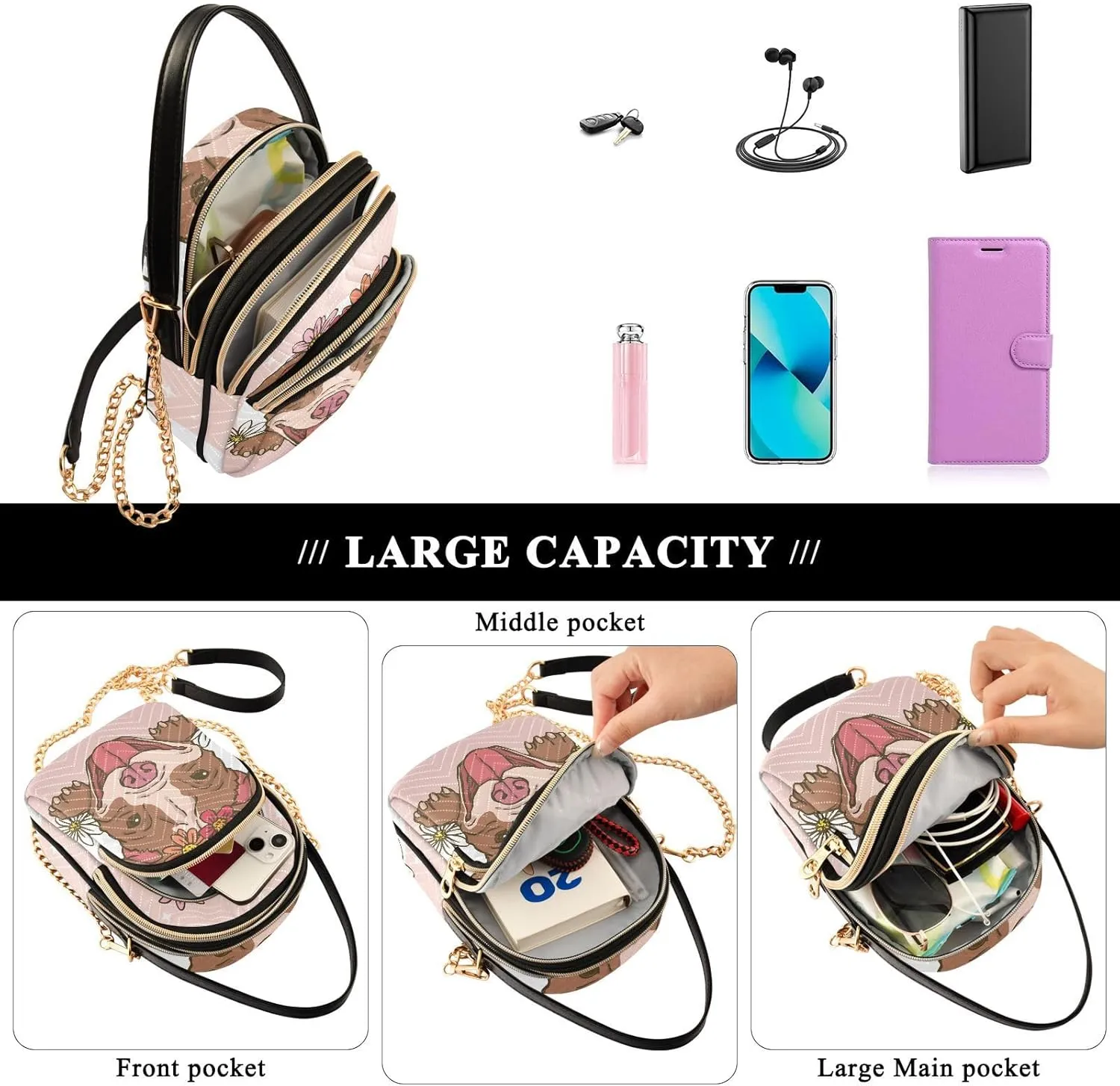 Crossbody Bags Shoulder Bag for Women Stylish Ladies Messenger Bags Cell Phone Purse and Handbags Wallet
