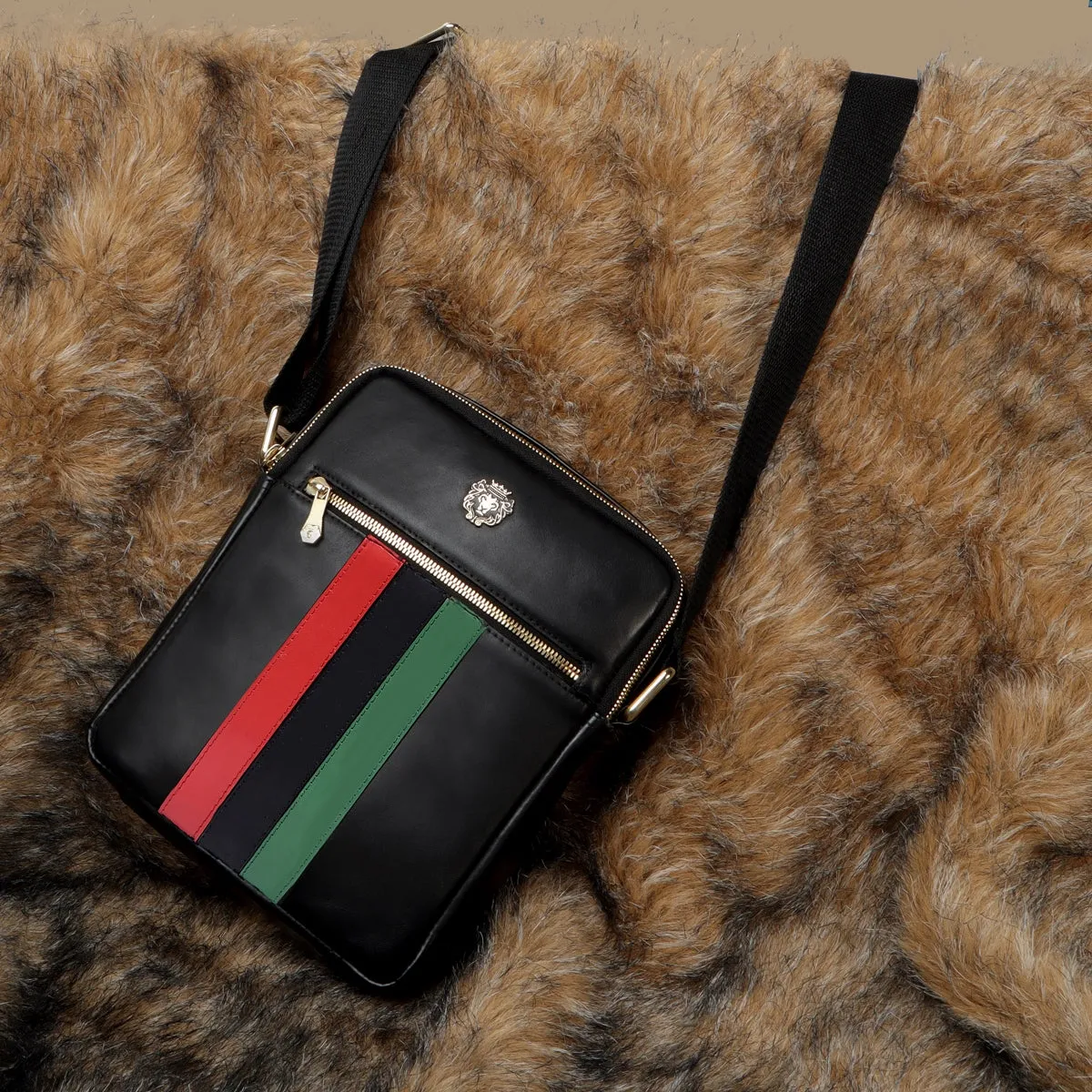 Crossbody City Bag with LGBT Strip