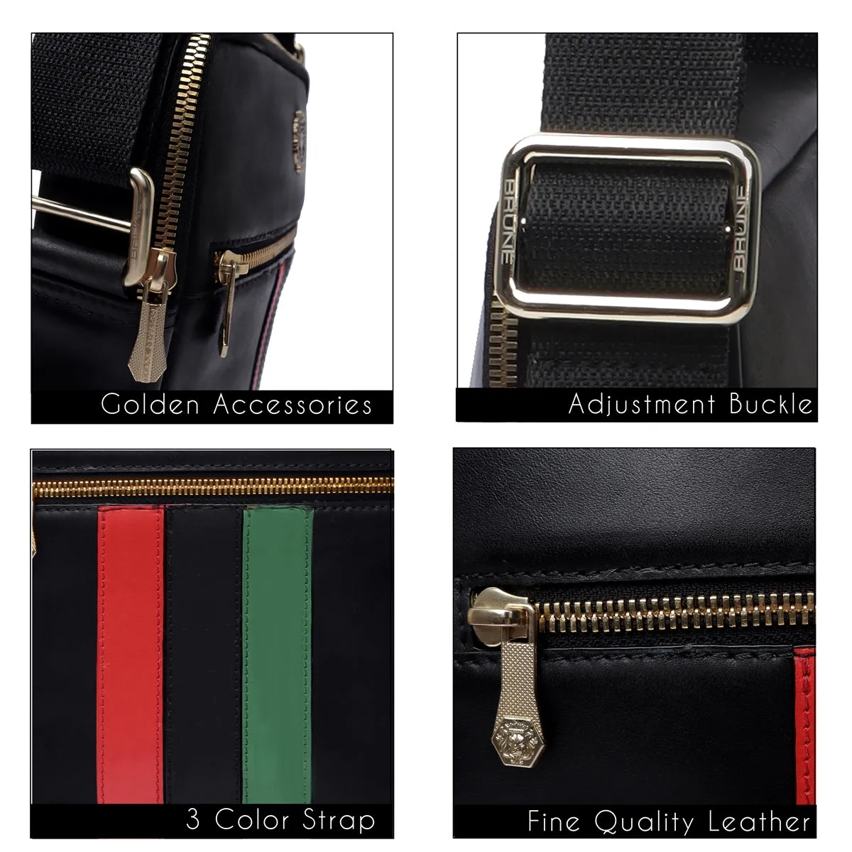 Crossbody City Bag with LGBT Strip