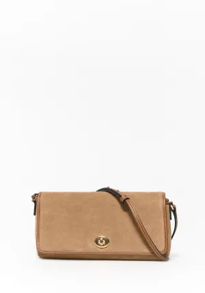 Crossbody Leather Trim - Camel