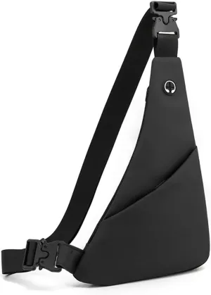 Crossbody Motorcycle Bag Handmade Chest Bag Hiking Daypack