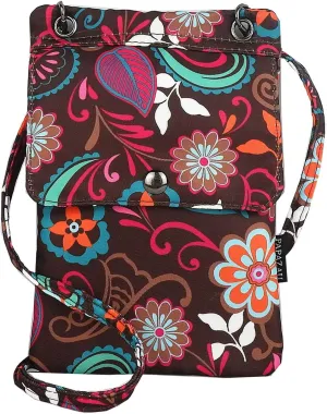 Crossbody Phone Bag Purse RFID Blocking Passport Travel Neck Wallet for Women