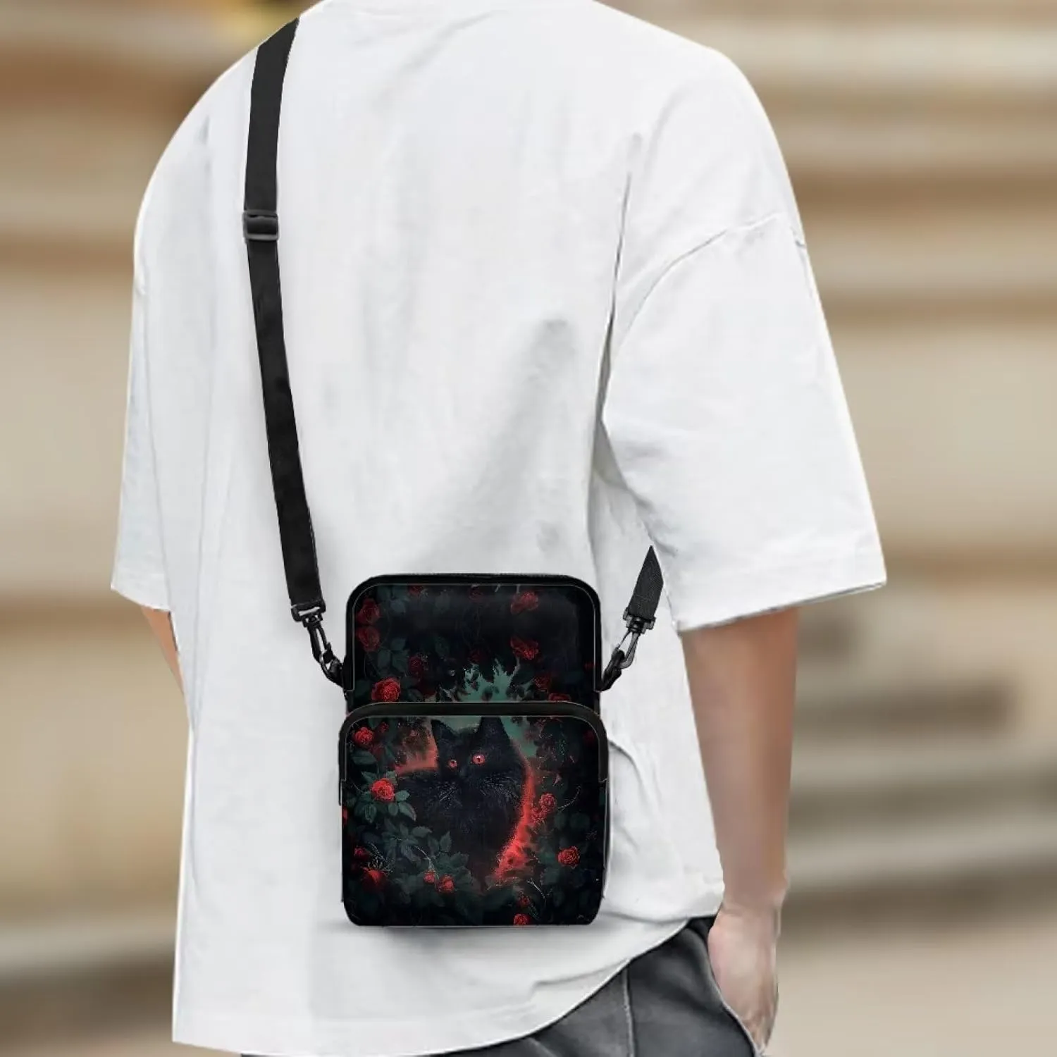 Crossbody Phone Bag Shoulder Arm Bag Cell Phone Purse Key Holder Credit Card Organiser Wallet