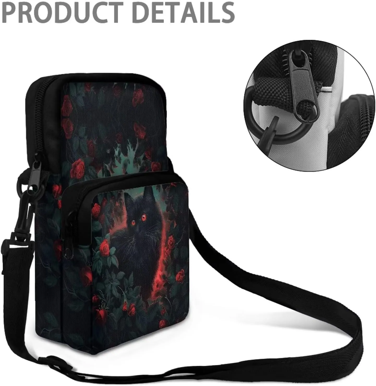 Crossbody Phone Bag Shoulder Arm Bag Cell Phone Purse Key Holder Credit Card Organiser Wallet