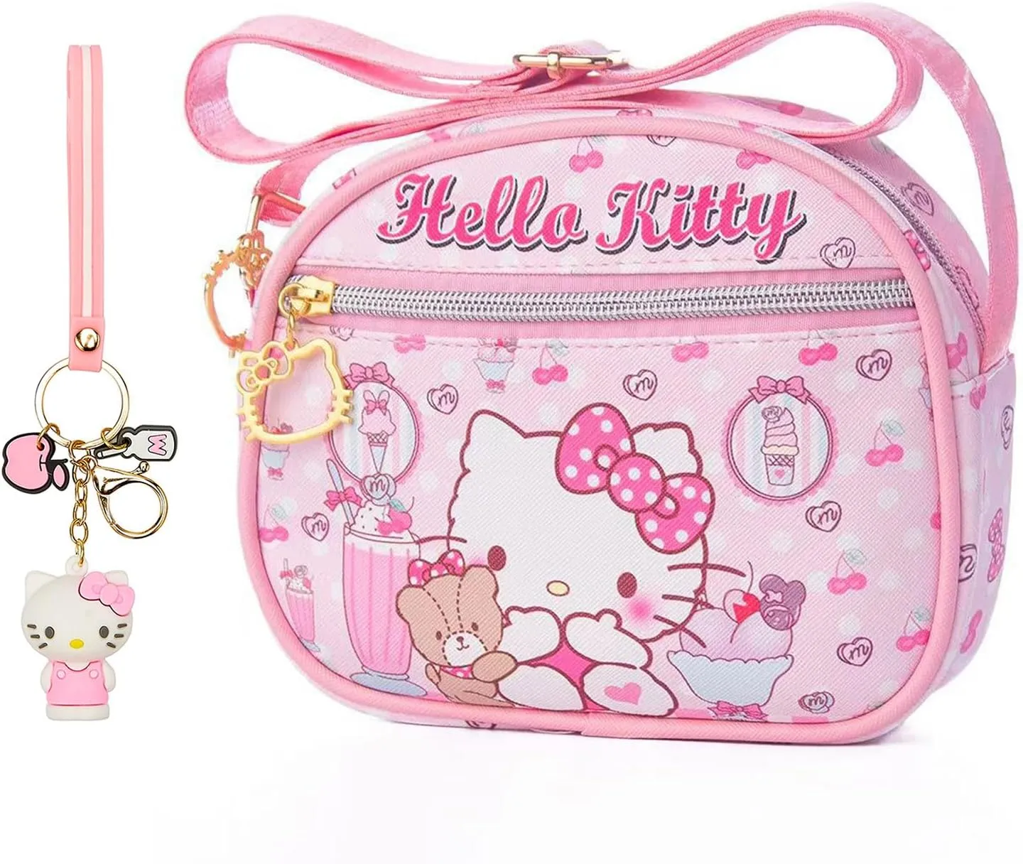 Cute Crossbody Purse | Mini Soft PU Leather Messenger Shoulder Bags | Lovely Gift for Her | A-g-e-s 3-6