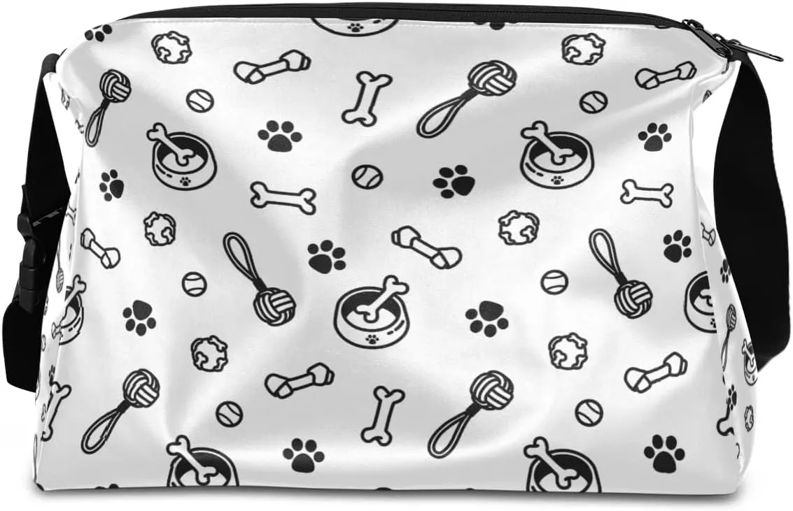 Cute Dog Toys Small Gym Bag for Men Women Workout Sport Duffle Bag Waterproof Weekender Overnight Bag Lightweight Carry on Tote Bag Crossbody Shoulder Travel Bag for Swim Yoge Dance