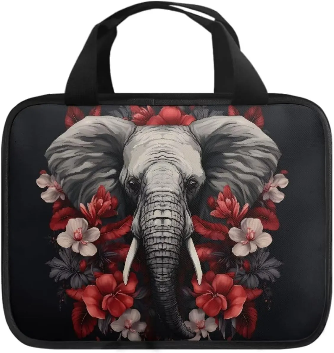 Cute Elephant Print Bible Tote Bag for Women Scripture Bag Bible Crossbody Bag,Fashion Bible Carrying Case,Bible Cover for Boys Girls Bible Bag Bible Carrying Bag for Women