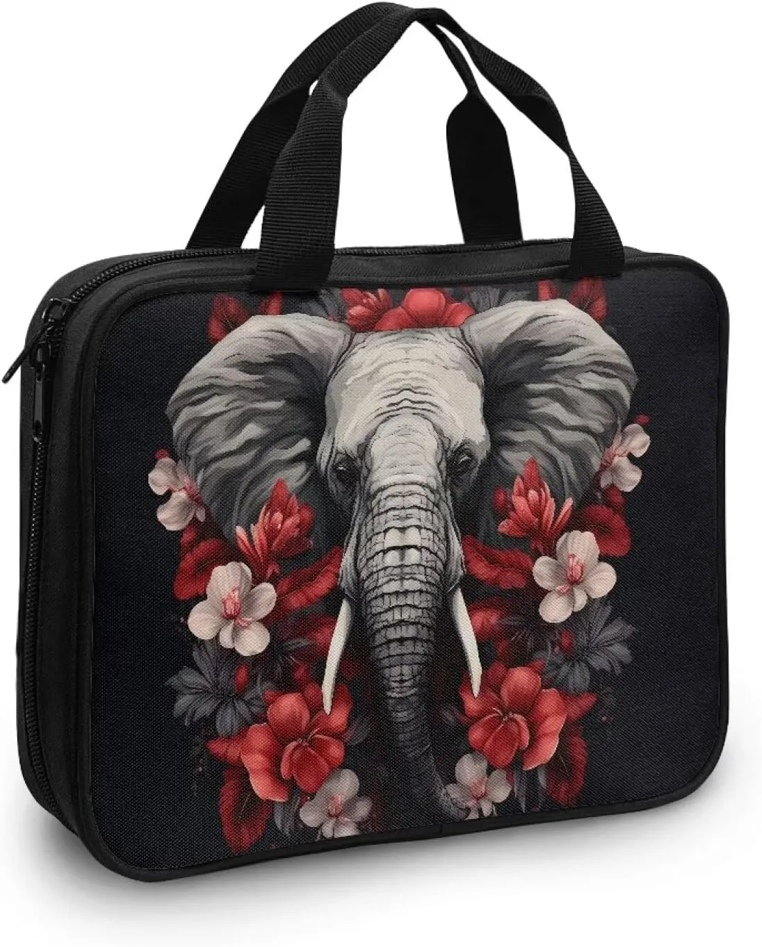 Cute Elephant Print Bible Tote Bag for Women Scripture Bag Bible Crossbody Bag,Fashion Bible Carrying Case,Bible Cover for Boys Girls Bible Bag Bible Carrying Bag for Women