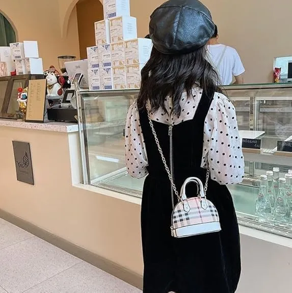 Cute Girl Mini Crossbody Kids Purse Toddler Shoulder Bag Handbag Birthday Gift Pretend Play Party Toy Holiday Christmas Gift