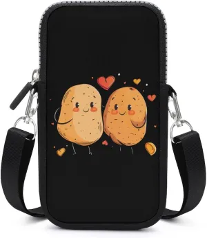 Cute Potatoes Phone Purse Crossbody for Women Card Holder Wallet Shoulder Bag for Work Travel, style