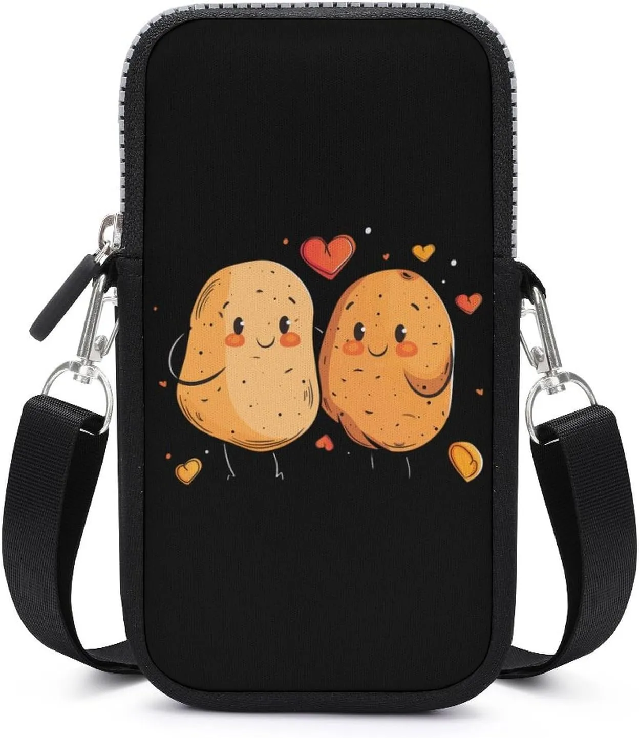 Cute Potatoes Phone Purse Crossbody for Women Card Holder Wallet Shoulder Bag for Work Travel, style
