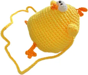 Cute Small Purse Boys and Girls Cartoon Egg Bun Shape Crossbody Bag Girls Woven Purse Mini Crochet Shoulder Bag for Children