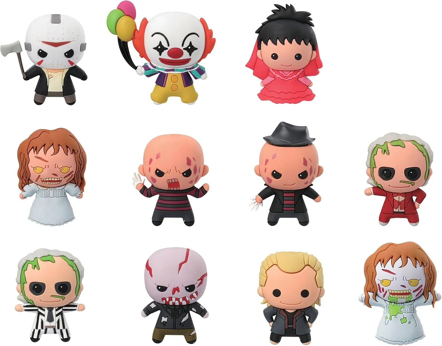 DC Horror Series 2 3D Foam Blind Bag Key Chain Action Figure