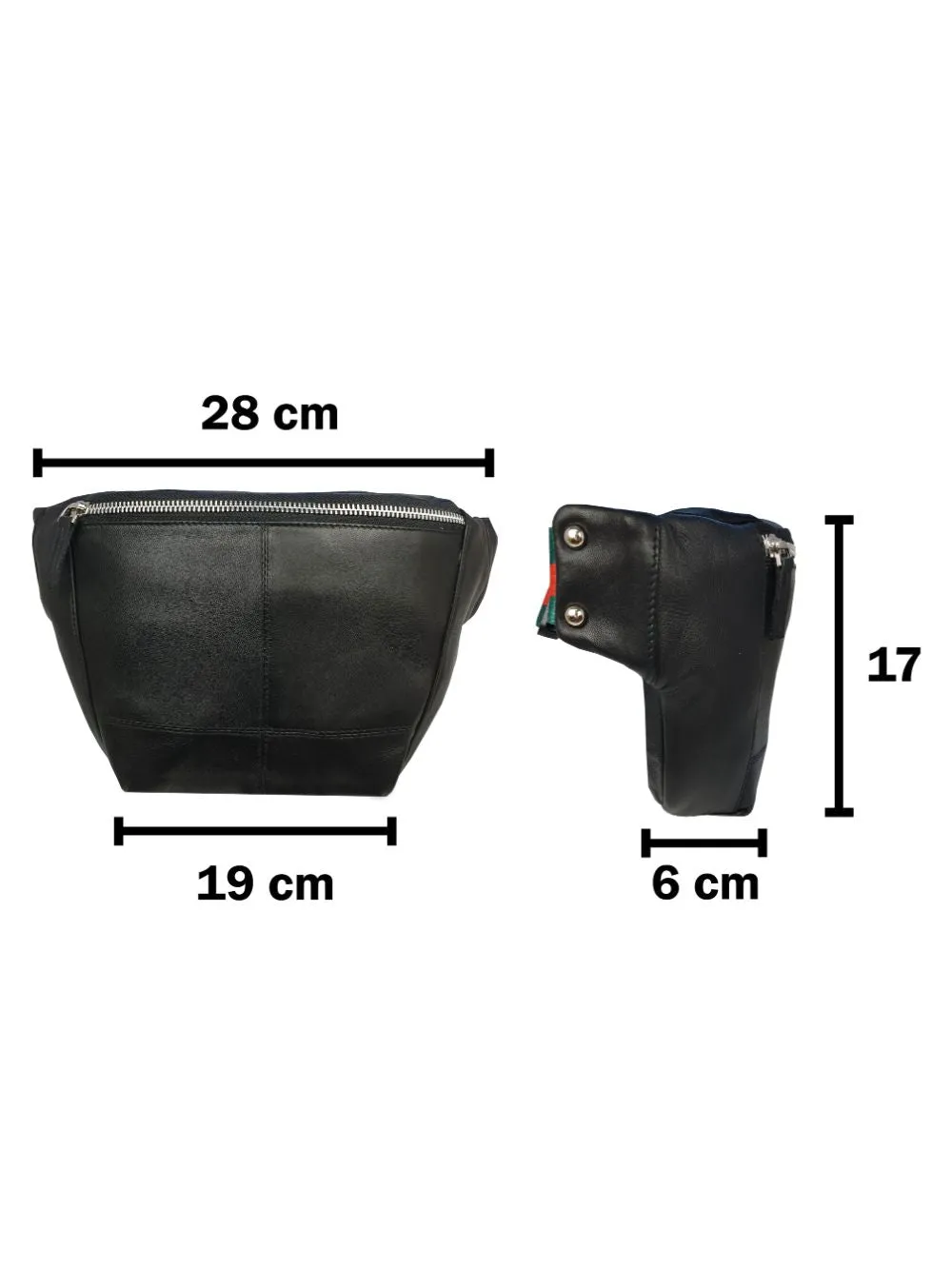 Designer Bumbag - Stylish Fashion Waist Pack or Crossbody Bag - RL626