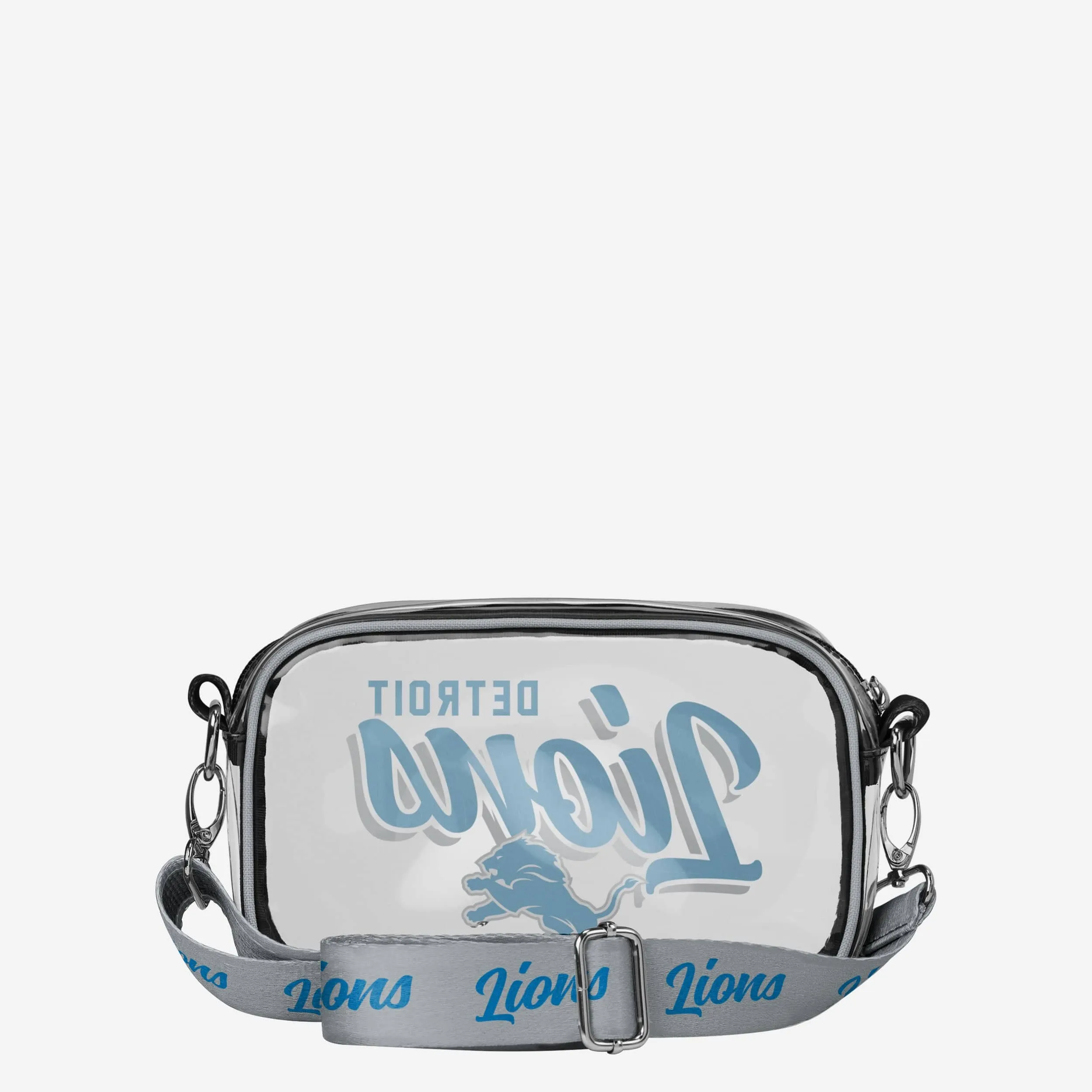 Detroit Lions Monty Script Clear Crossbody Bag