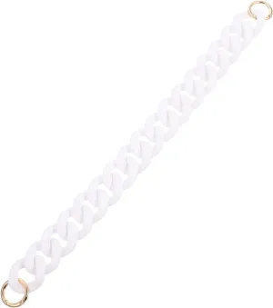 DIYEAH Handbag Chain DIY Kit Resin Chain Bag White Chain Link Bag Chain Strap Crossbody Chain for Fashi