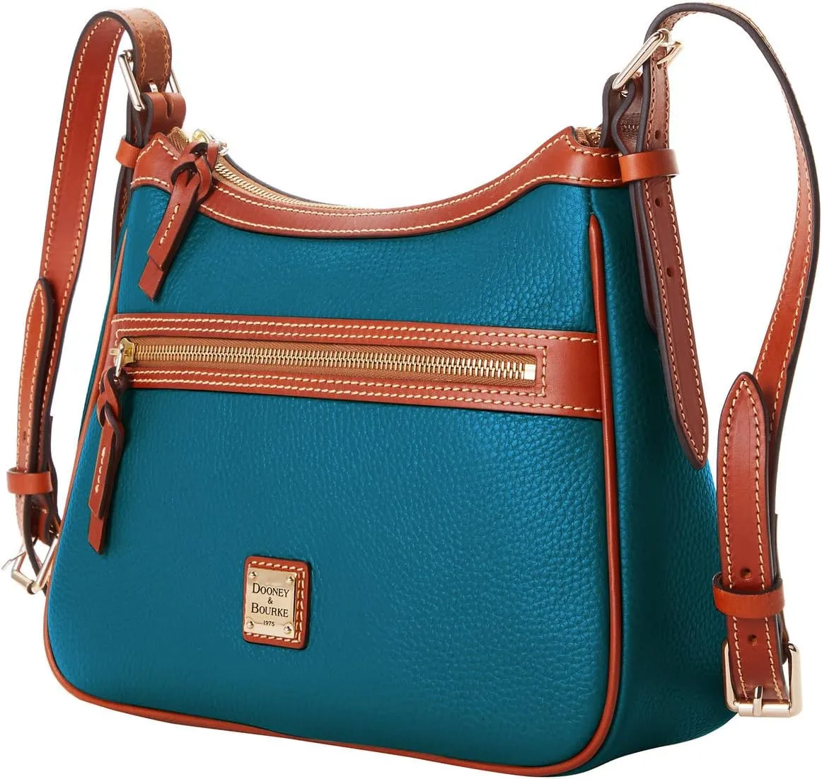 Dooney & Bourke Women's Presley Crossbody in Pebble Grain Leather, Medium Sized Handbag with Adjustable Shoulder Strap