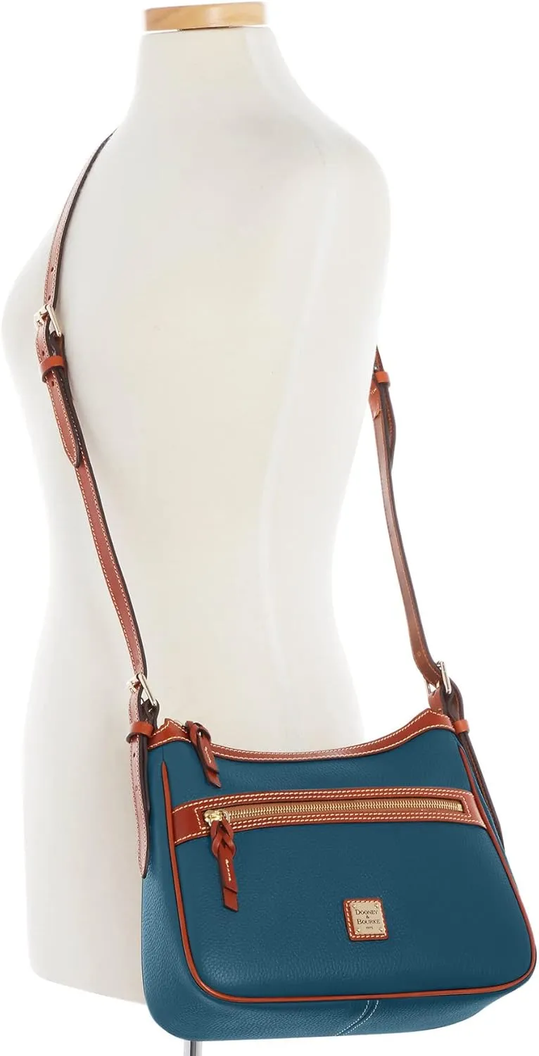 Dooney & Bourke Women's Presley Crossbody in Pebble Grain Leather, Medium Sized Handbag with Adjustable Shoulder Strap