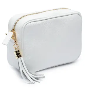 Elie Beaumont - London White Crossbody Bag