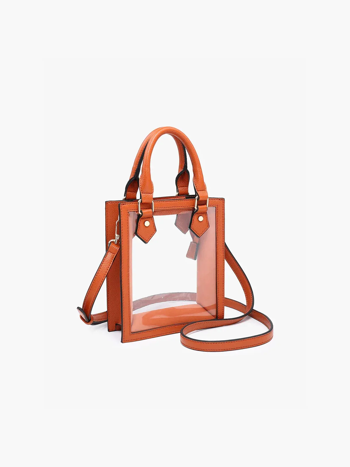 Elise Clear Rectangle Crossbody
