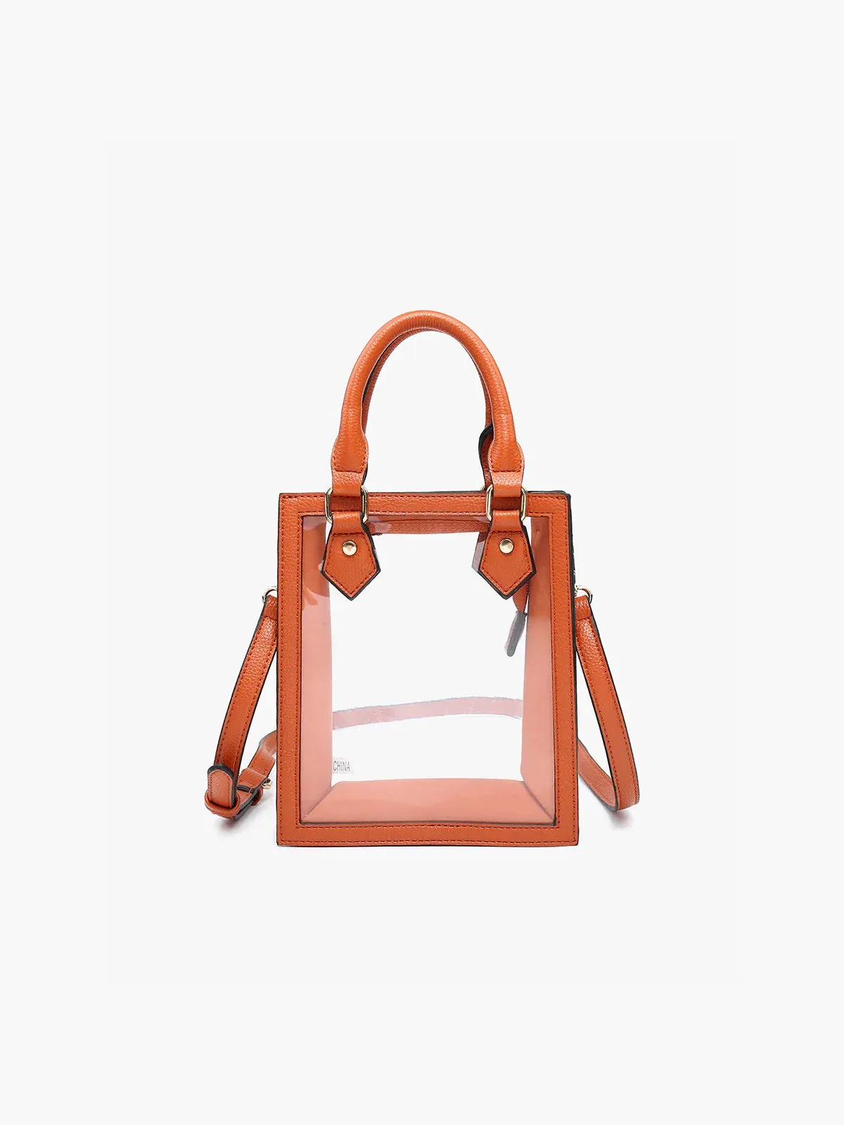 Elise Clear Rectangle Crossbody