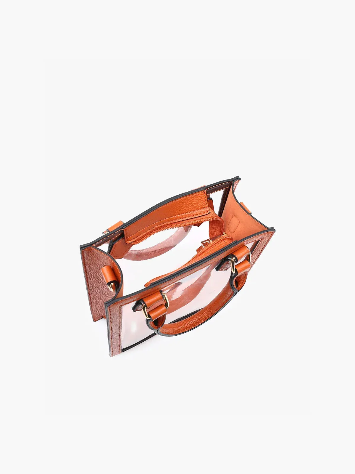 Elise Clear Rectangle Crossbody