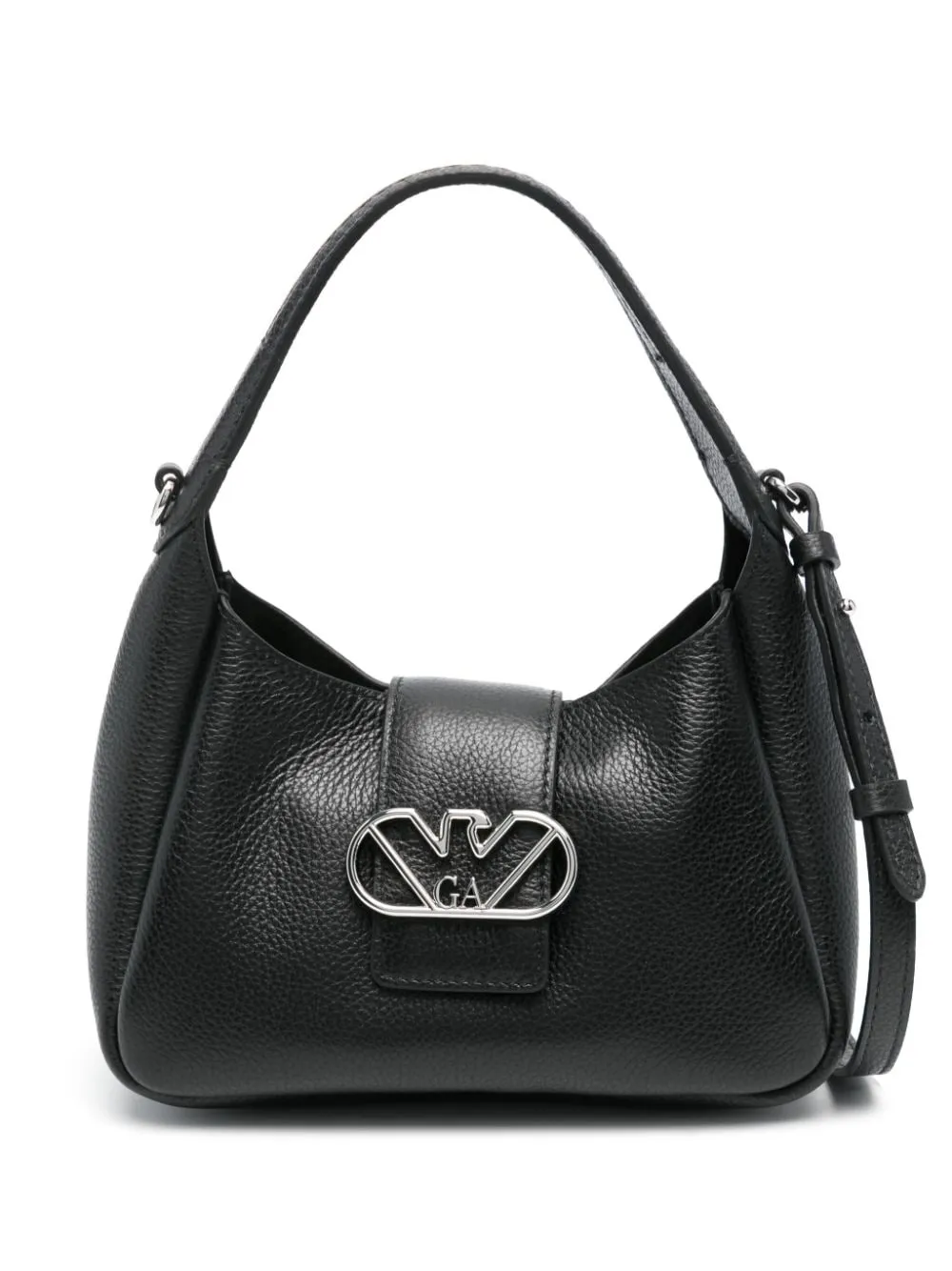 Emporio Armani Small Leather Hobo Bag
