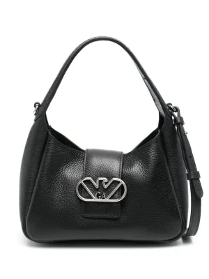 Emporio Armani Small Leather Hobo Bag