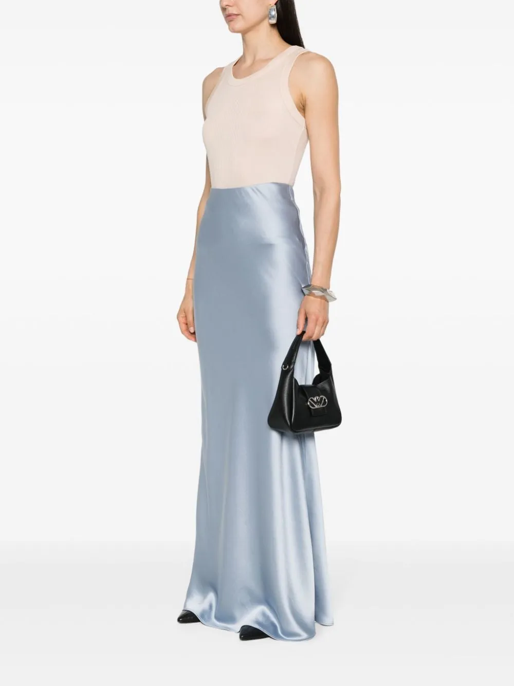 Emporio Armani Small Leather Hobo Bag