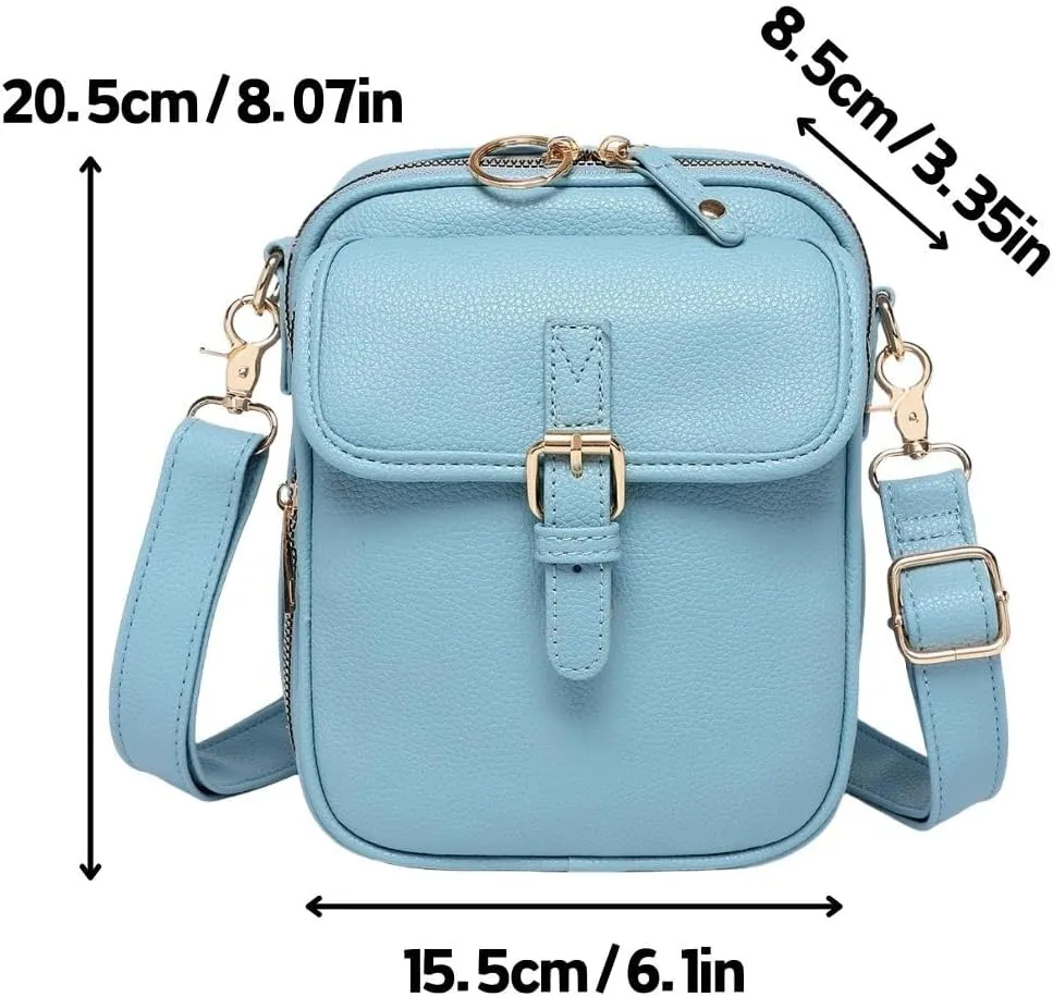 Enjoyaitlife Crossbody Bag, Collaborate 1 Crossbody Leather Bag, Urvashi Anti Theft Bags,Forcipower Cross body Bags for Women