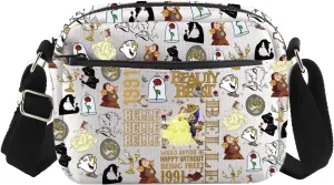 ENSIANTH Beauty Movie Inspired Gift Belle Lover Crossbody Bag A Tail as Old as Time Merch Belle Princess Beast Fans Gift