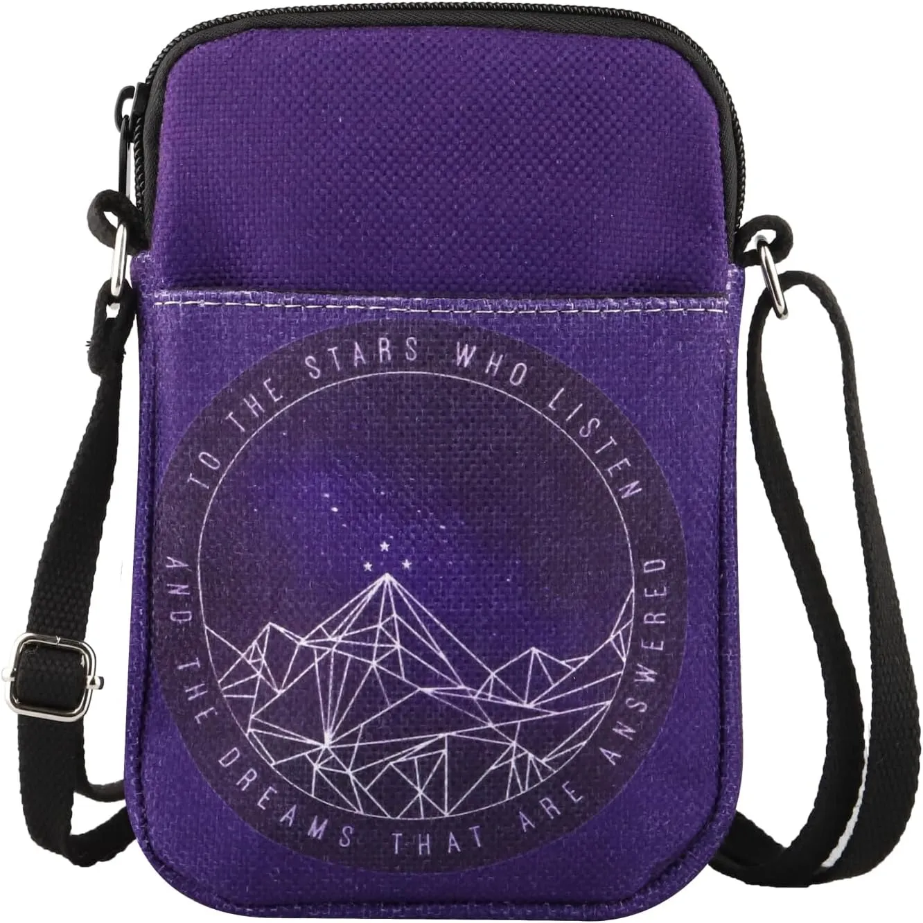 ENSIANTH Book Lover Messenger Bag To the Stars Who listen Court of Dreams Crossbody Purses Bag Fiction Bookish Gift